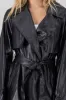 Gabardina corta PU sold by Shasa