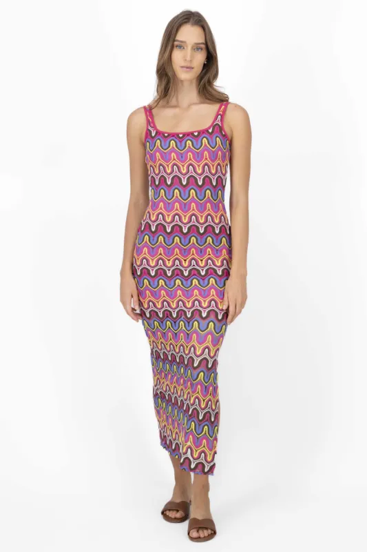 Vestido maxi tejido sold by Shasa
