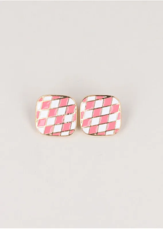 Aretes Cuadro Cuadros sold by Shasa