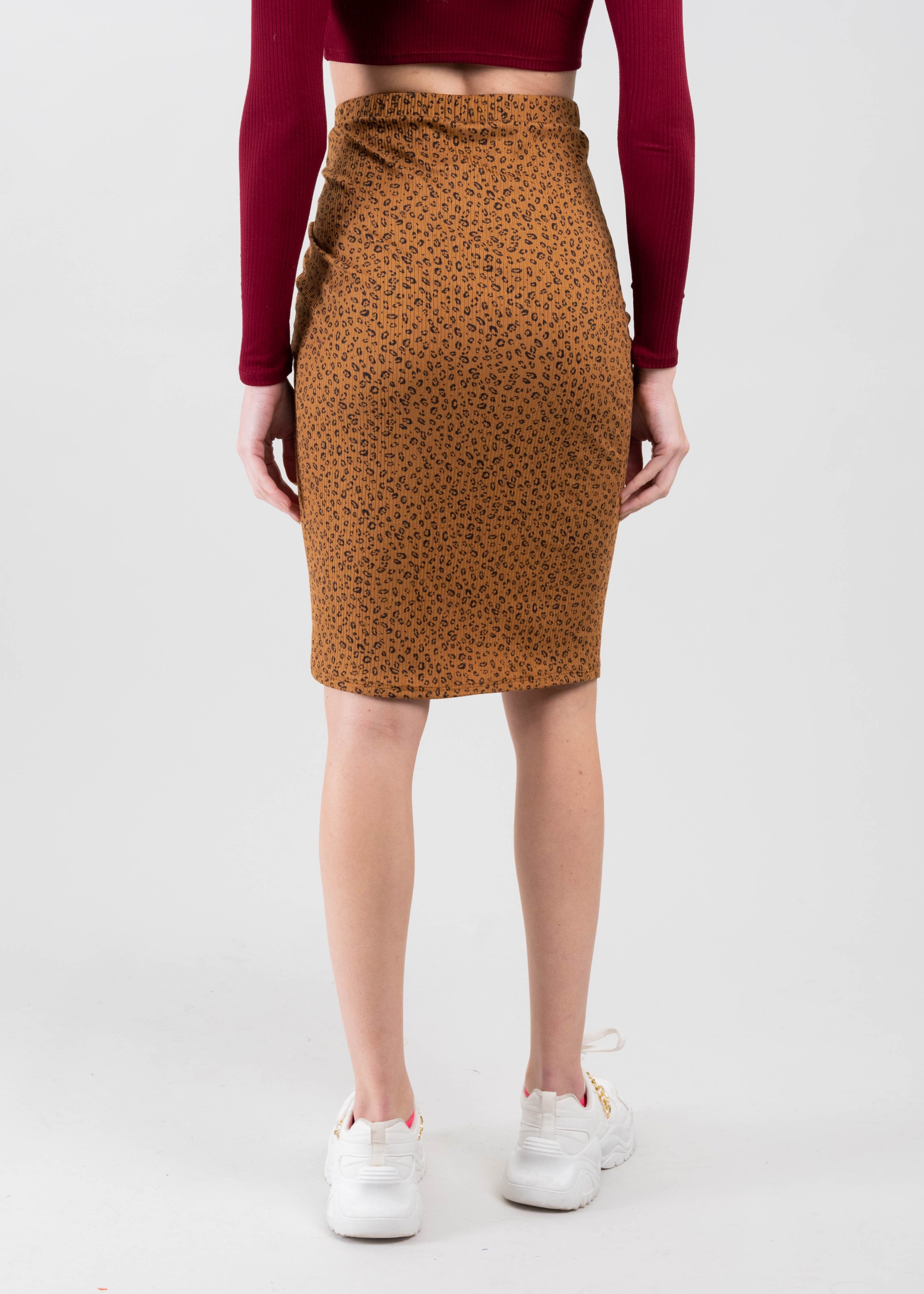 Falda midi animal print sold by Shasa product image thumbnail 4