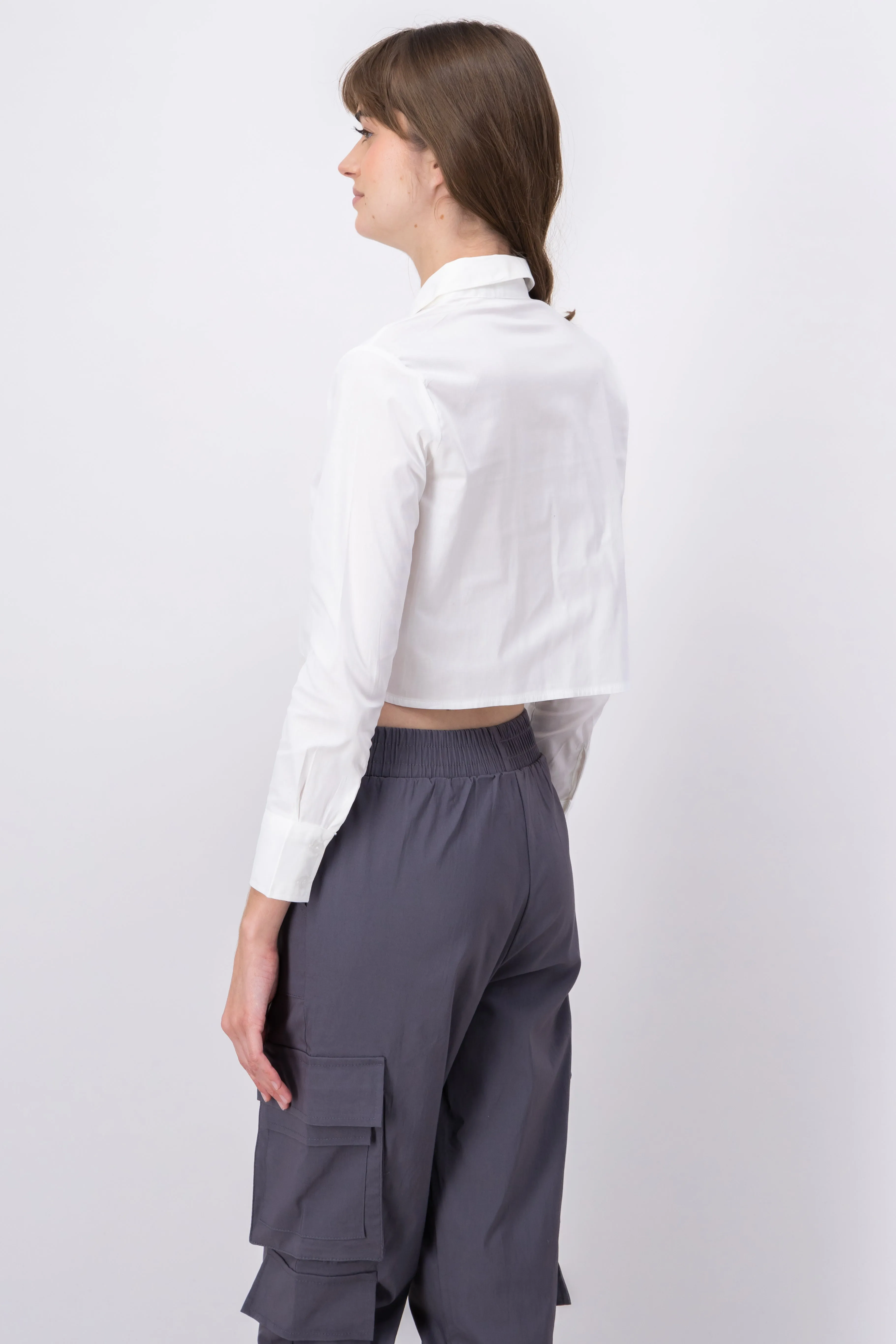 Camisa crop manga larga sold by Shasa product image thumbnail 4