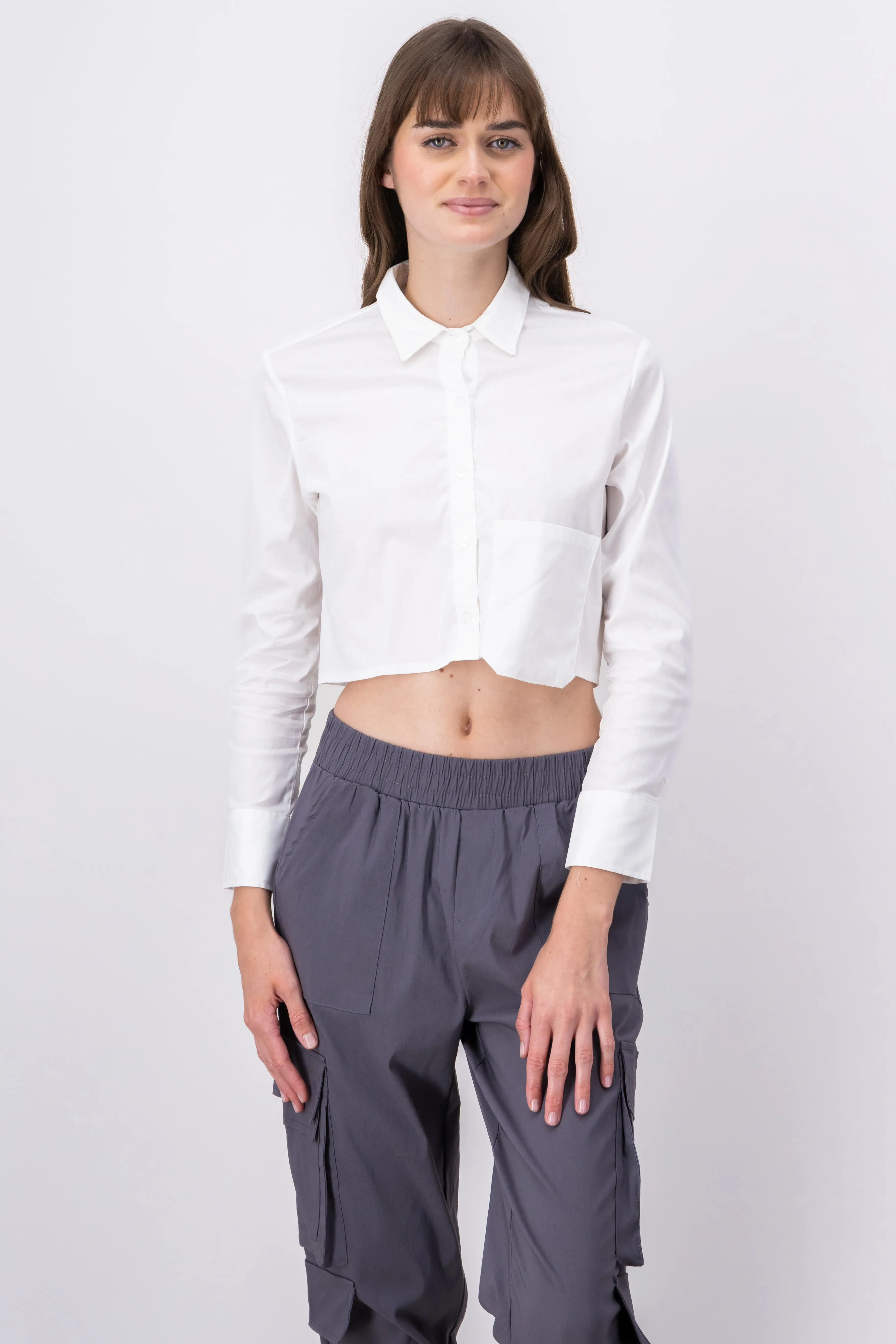 Camisa crop manga larga sold by Shasa product image thumbnail 2