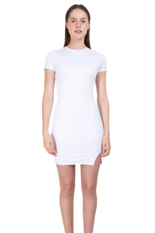 Vestido mini bodycon manga corta sold by Shasa