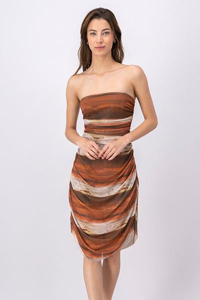 Vestido mini mesh tie dye sold by Shasa product image thumbnail 4