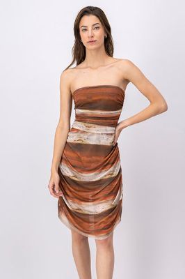 Vestido mini mesh tie dye sold by Shasa