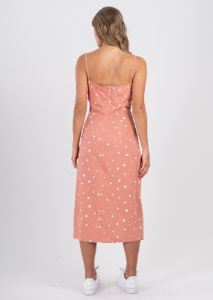 Vestido midi puntos sold by Shasa