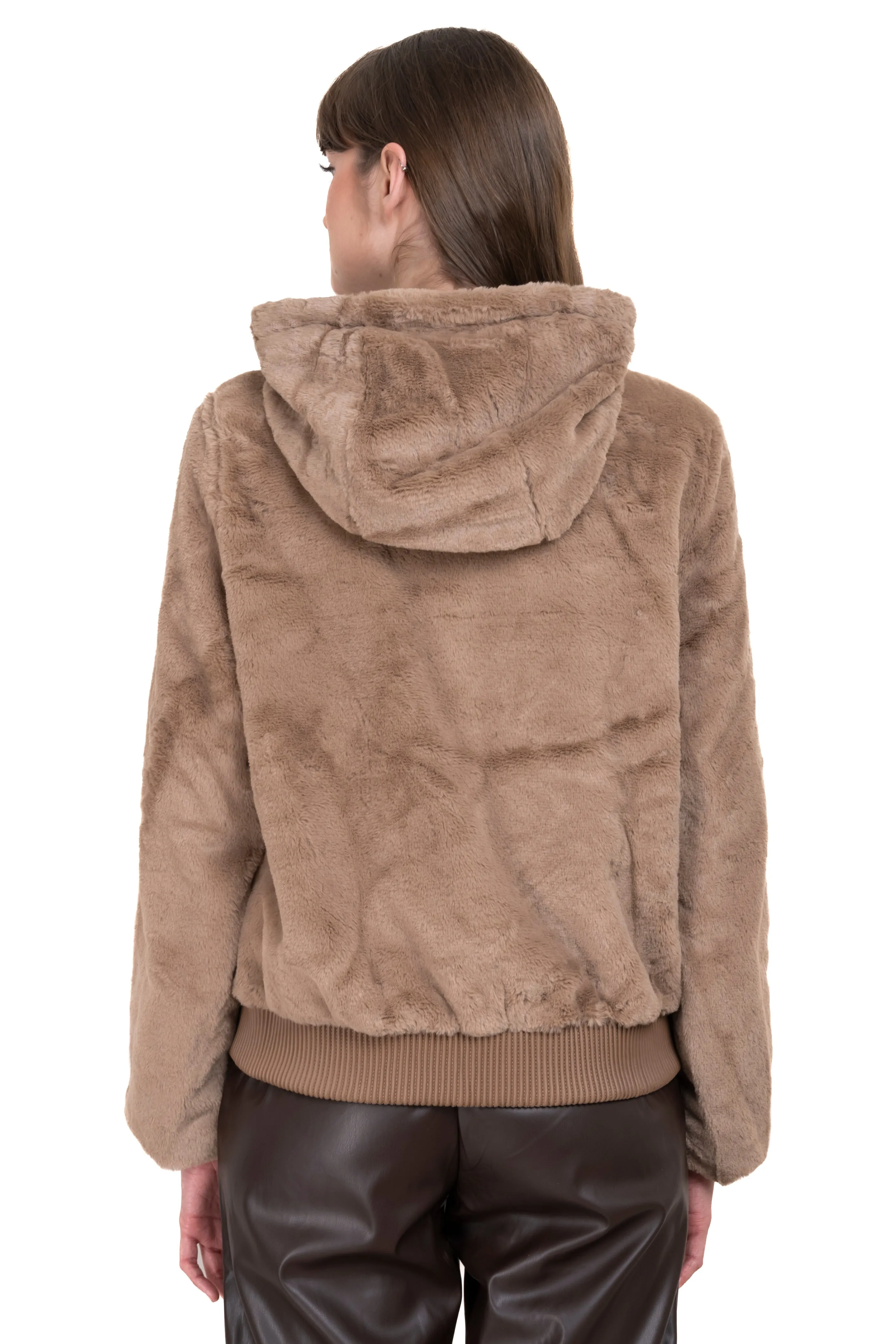 Chamarra bomber peluche capucha sold by Shasa product image thumbnail 4