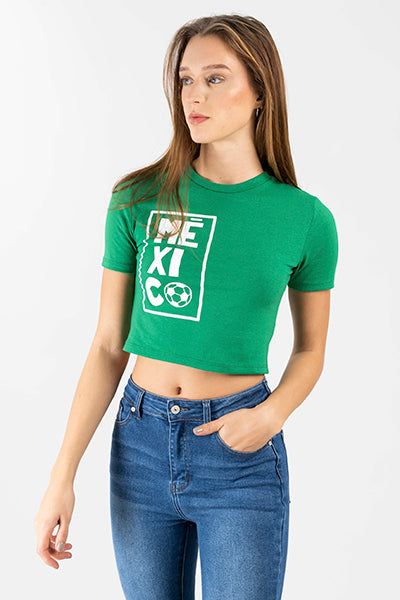 Camiseta corta México balón sold by Shasa