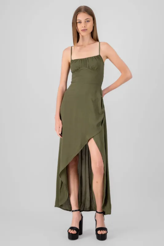 Vestido midi con olanes Hypsters sold by Shasa