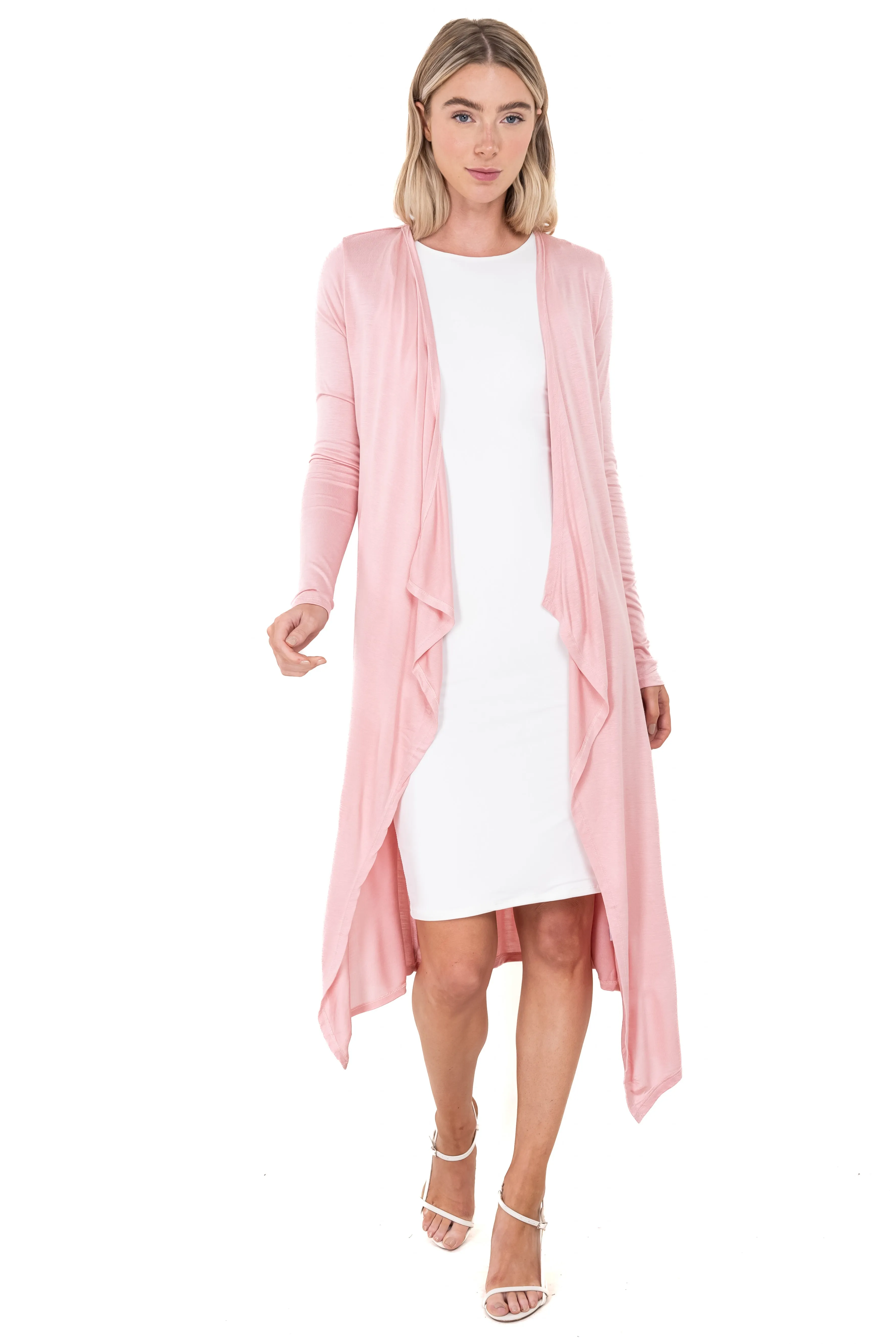 Cárdigan maxi ligero cascada sold by Shasa