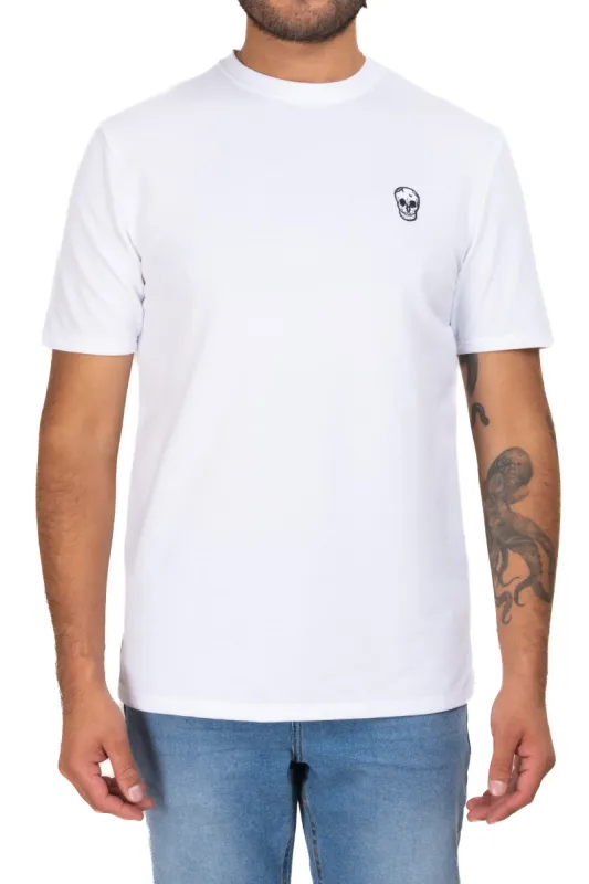 Playera bordado calavera sold by Shasa
