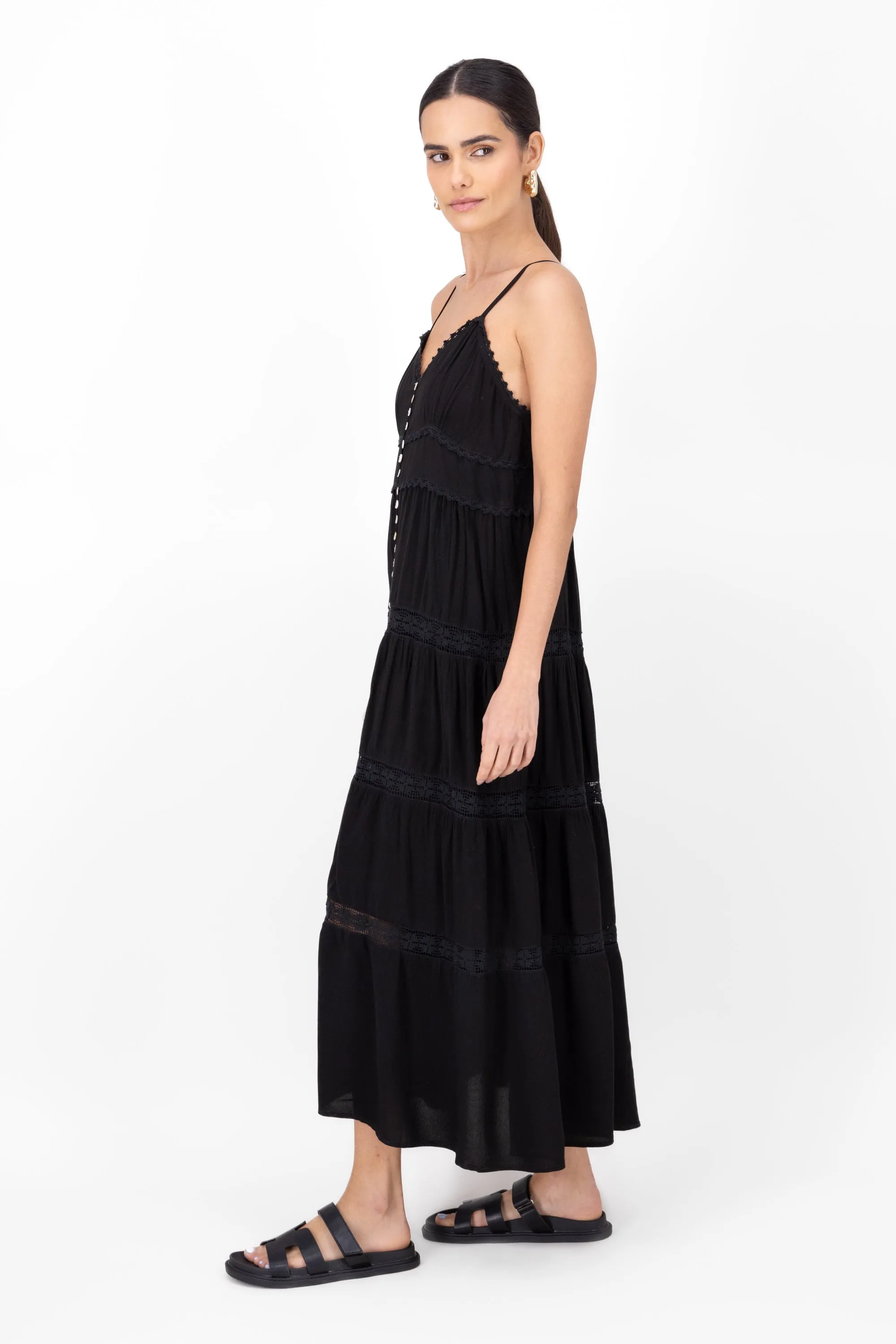 Vestido con botones y detalle de encaje sold by Shasa product image thumbnail 3