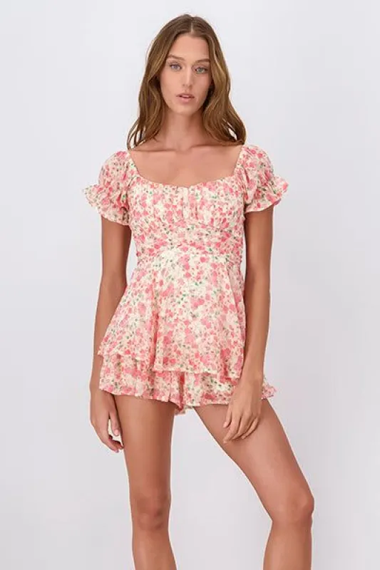 Romper manga corta flores sold by Shasa