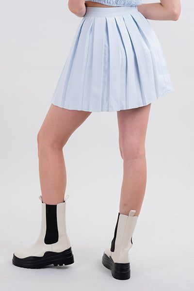 Falda mini tableada lisa sold by Shasa product image thumbnail 4