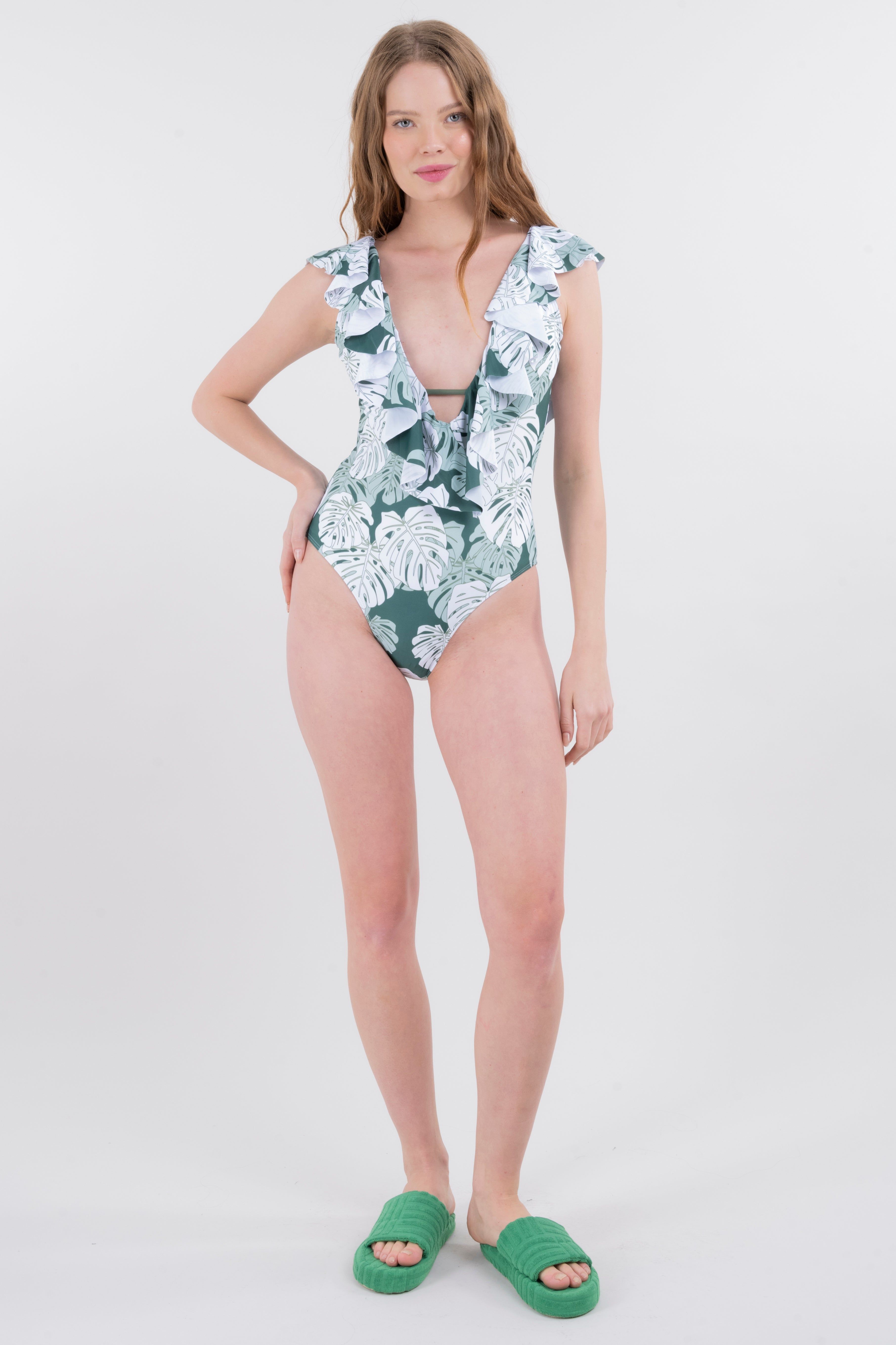 Traje de baño olanes hojas sold by Shasa product image thumbnail 2