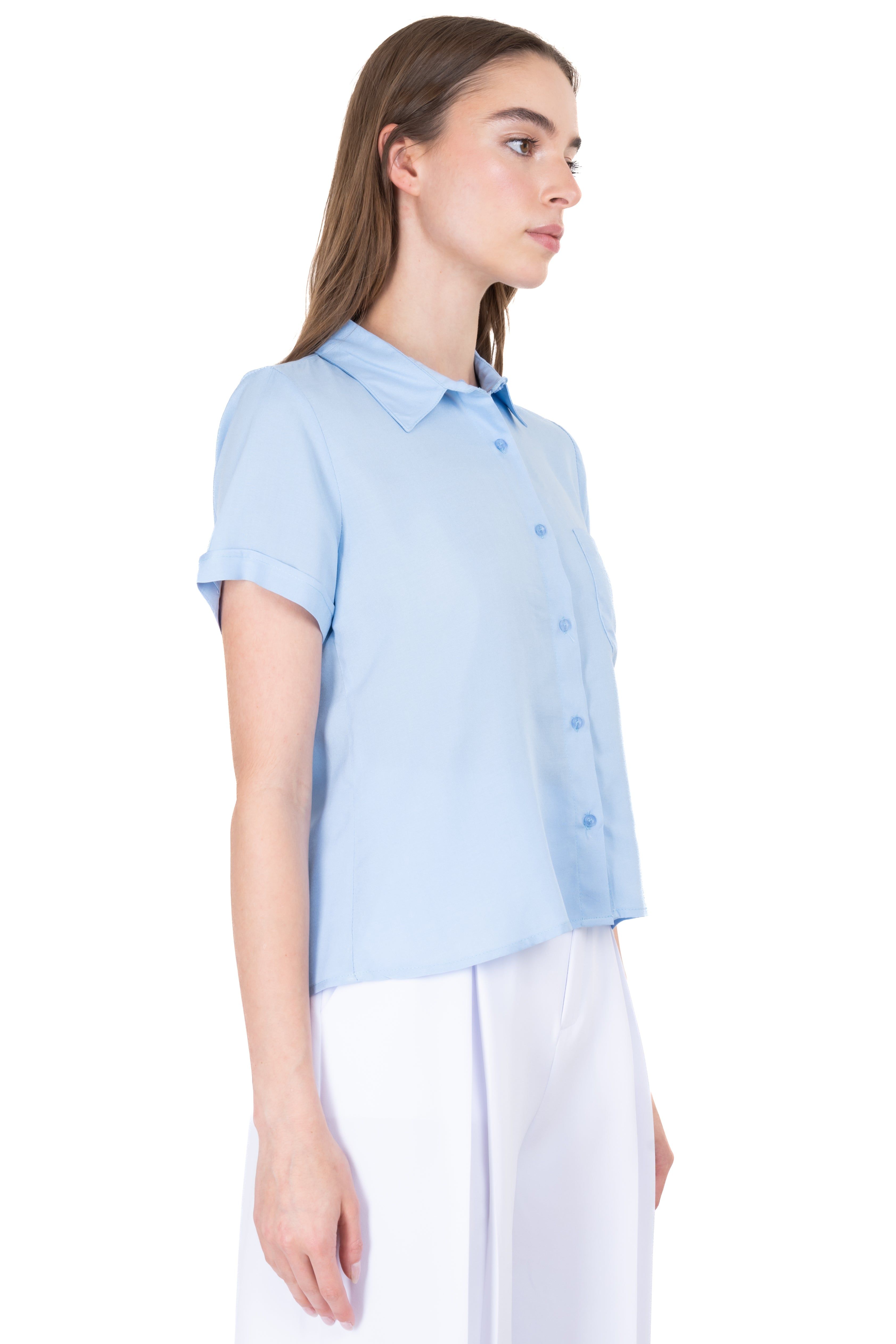 Camisa crop manga corta bolso sold by Shasa product image thumbnail 3