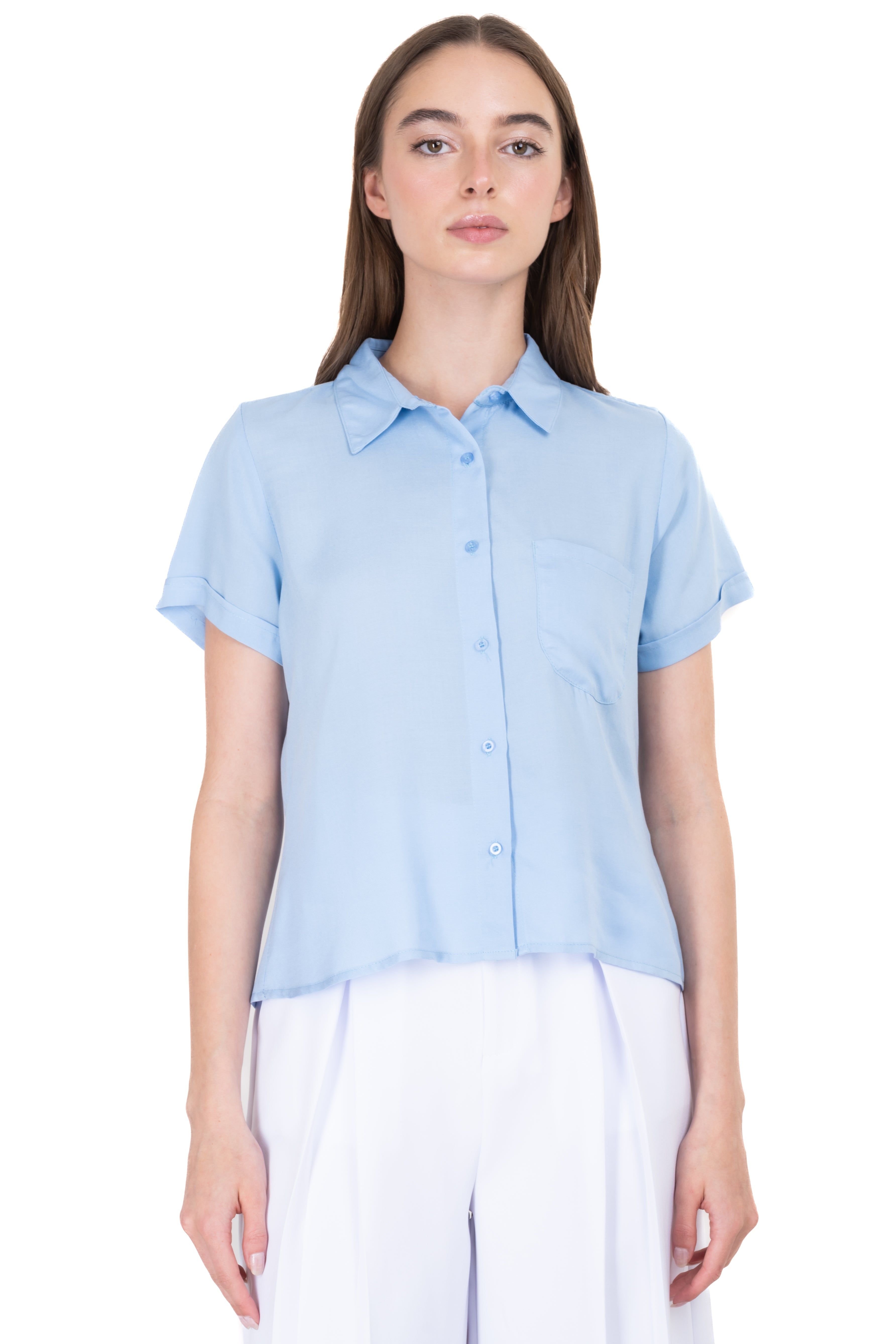 Camisa crop manga corta bolso sold by Shasa product image thumbnail 2