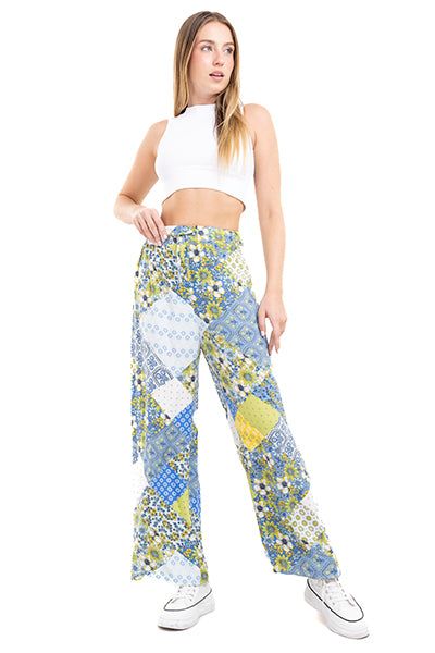 Pantalón amplio paisley flores sold by Shasa product image thumbnail 2