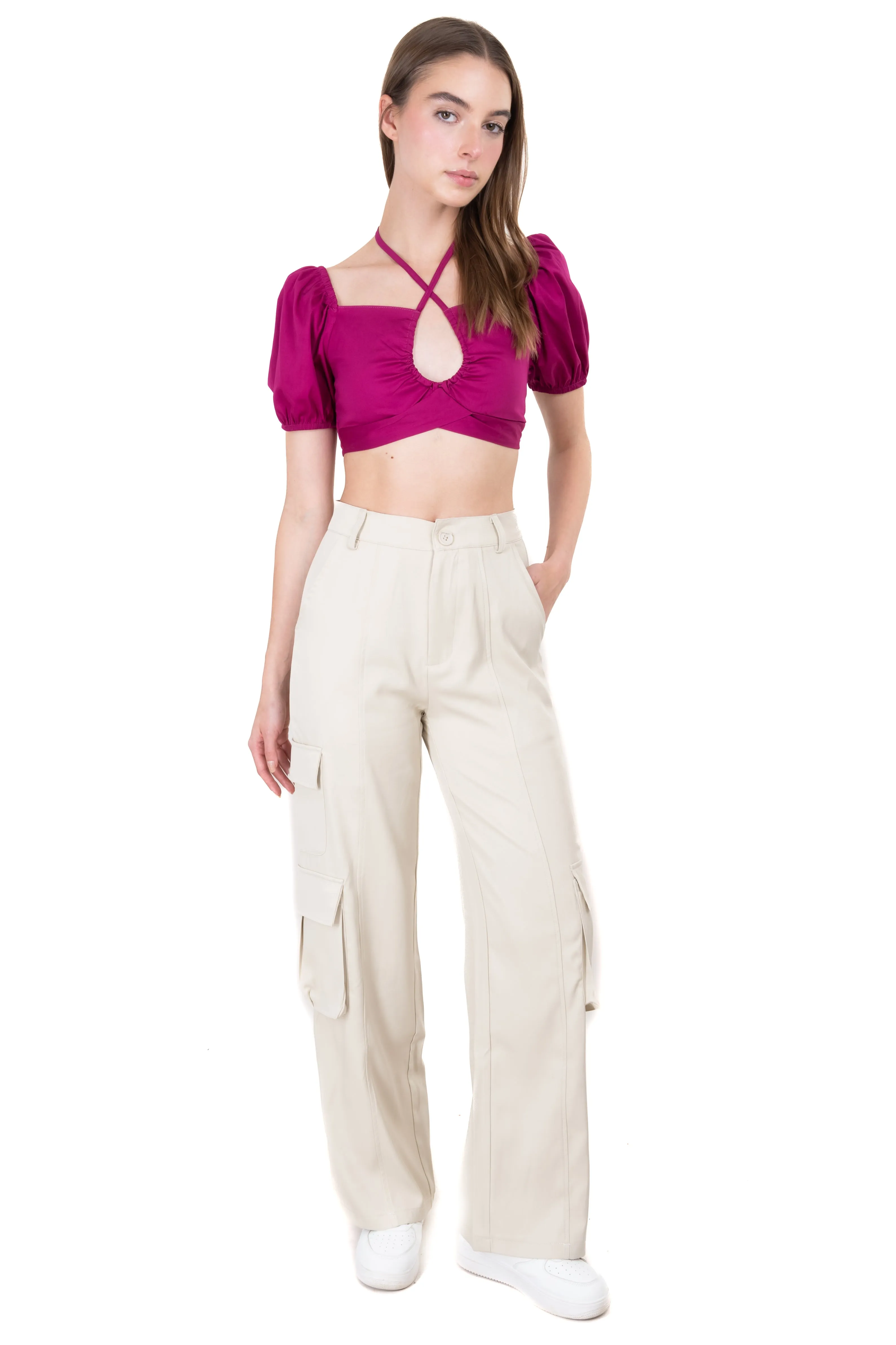 Pantalón cargo pierna amplia sold by Shasa product image thumbnail 2