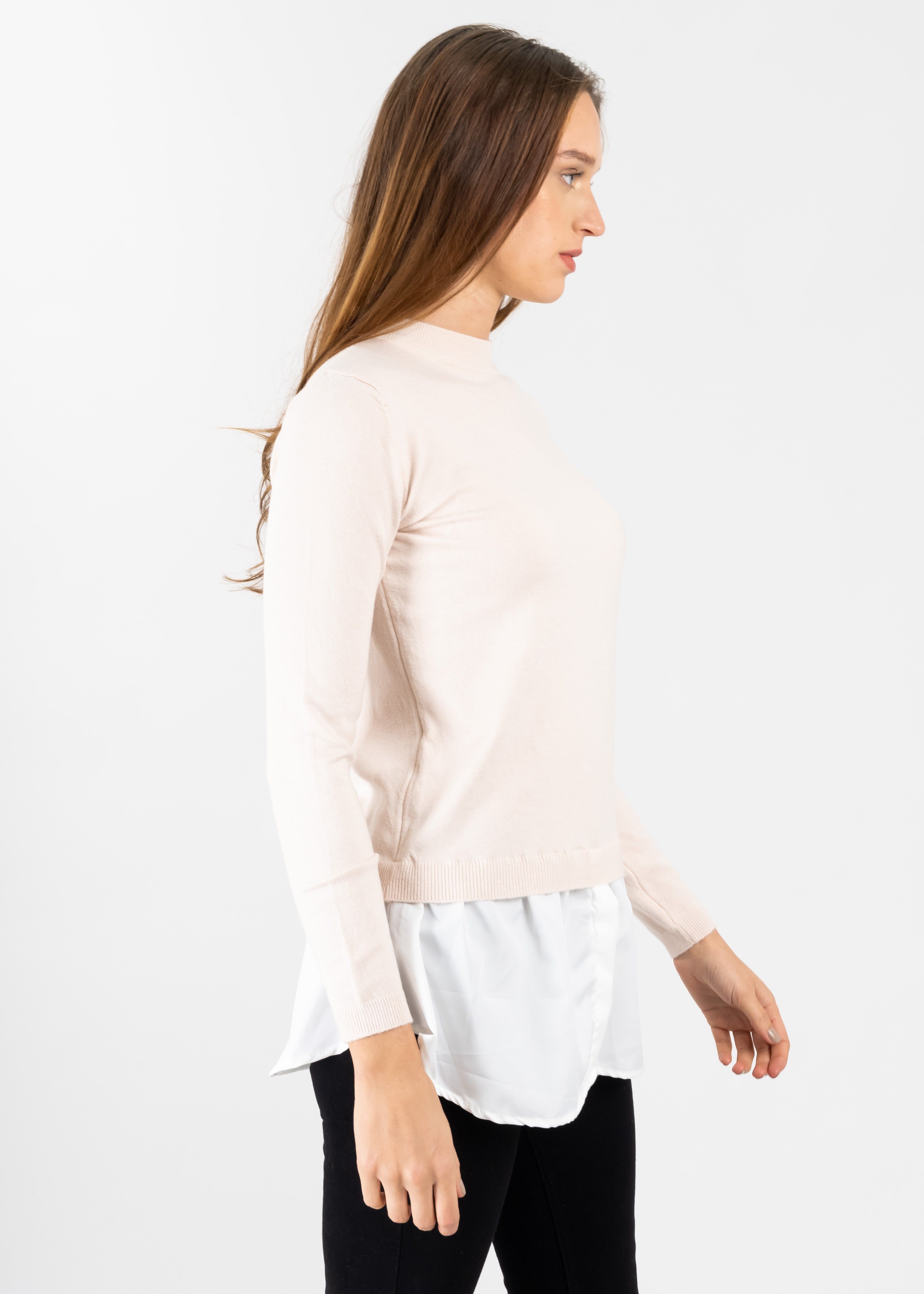 Suéter Cuello Alto Simulación Camisa sold by Shasa product image thumbnail 3