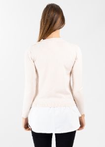 Suéter Cuello Alto Simulación Camisa sold by Shasa