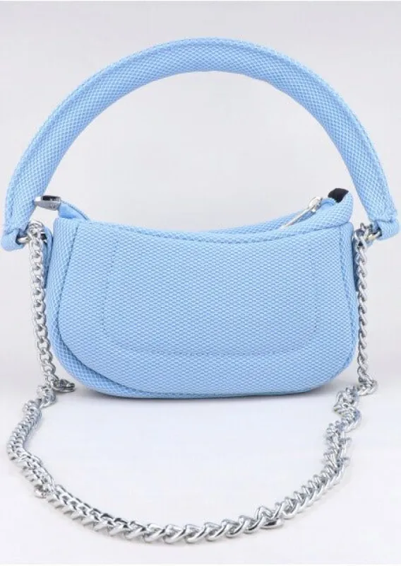 Bolsa baguette cadena sold by Shasa