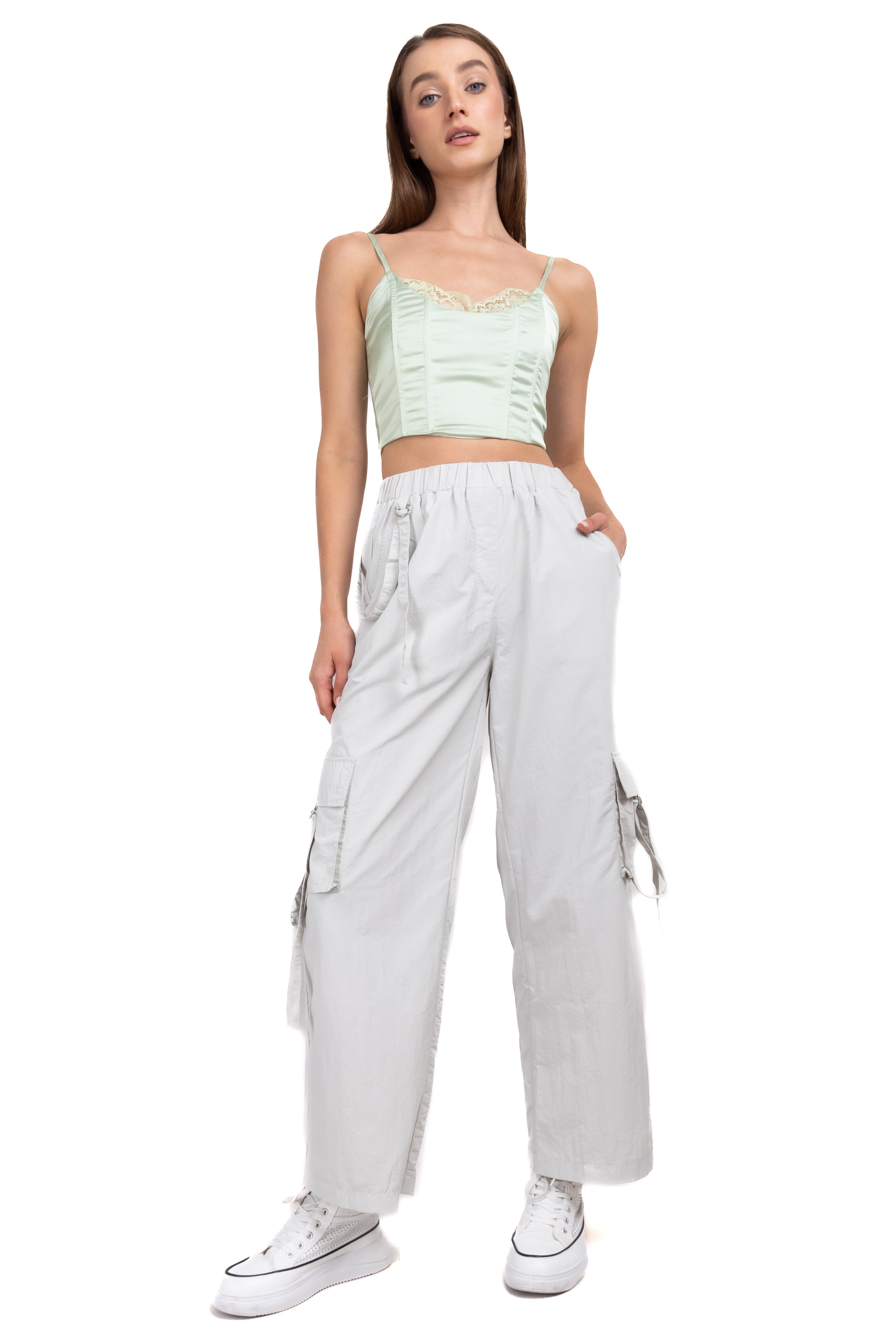 Pantalón cargo bolsas cintas sold by Shasa product image thumbnail 2