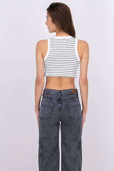 Top crop rayas acanalado sold by Shasa product image thumbnail 4