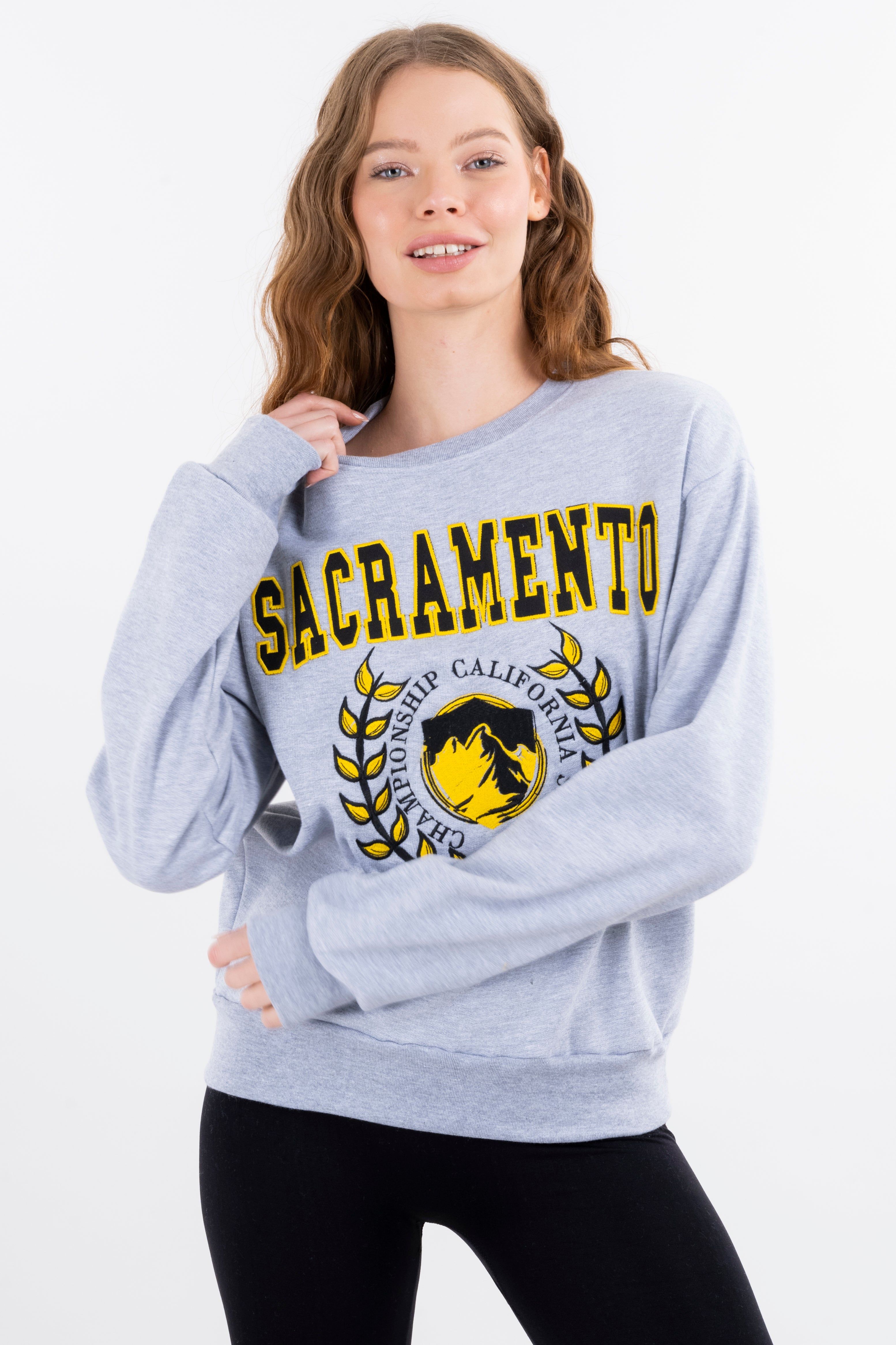 Sudadera bordado Sacramento sold by Shasa