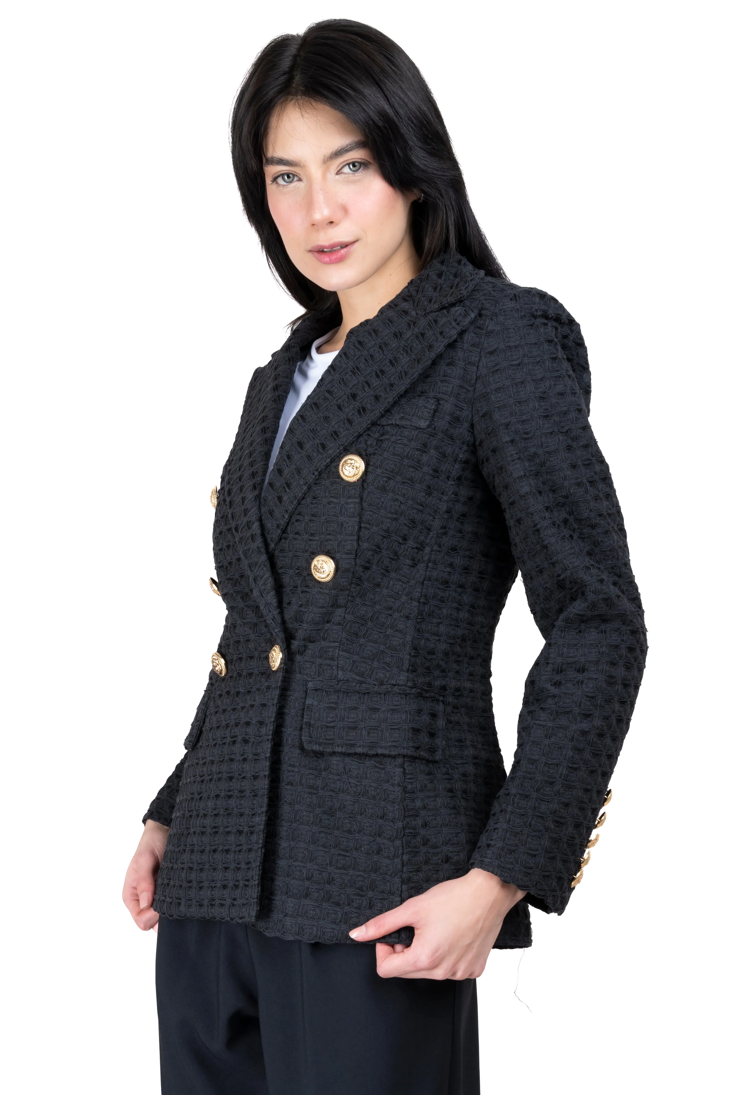 Blazer largo cruzado sold by Shasa