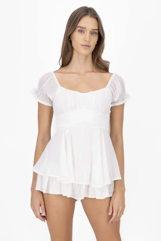 Romper olanes lurex sold by Shasa