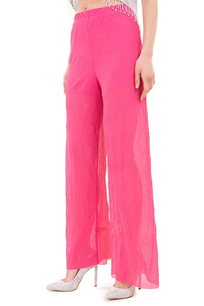 Pantalón mesh wide leg brillos sold by Shasa product image thumbnail 3