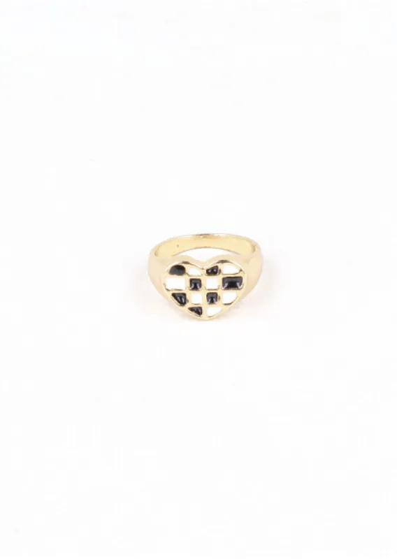 Anillo Corazon Cuadros sold by Shasa