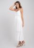 Vestido maxi botones delanteros sold by Shasa