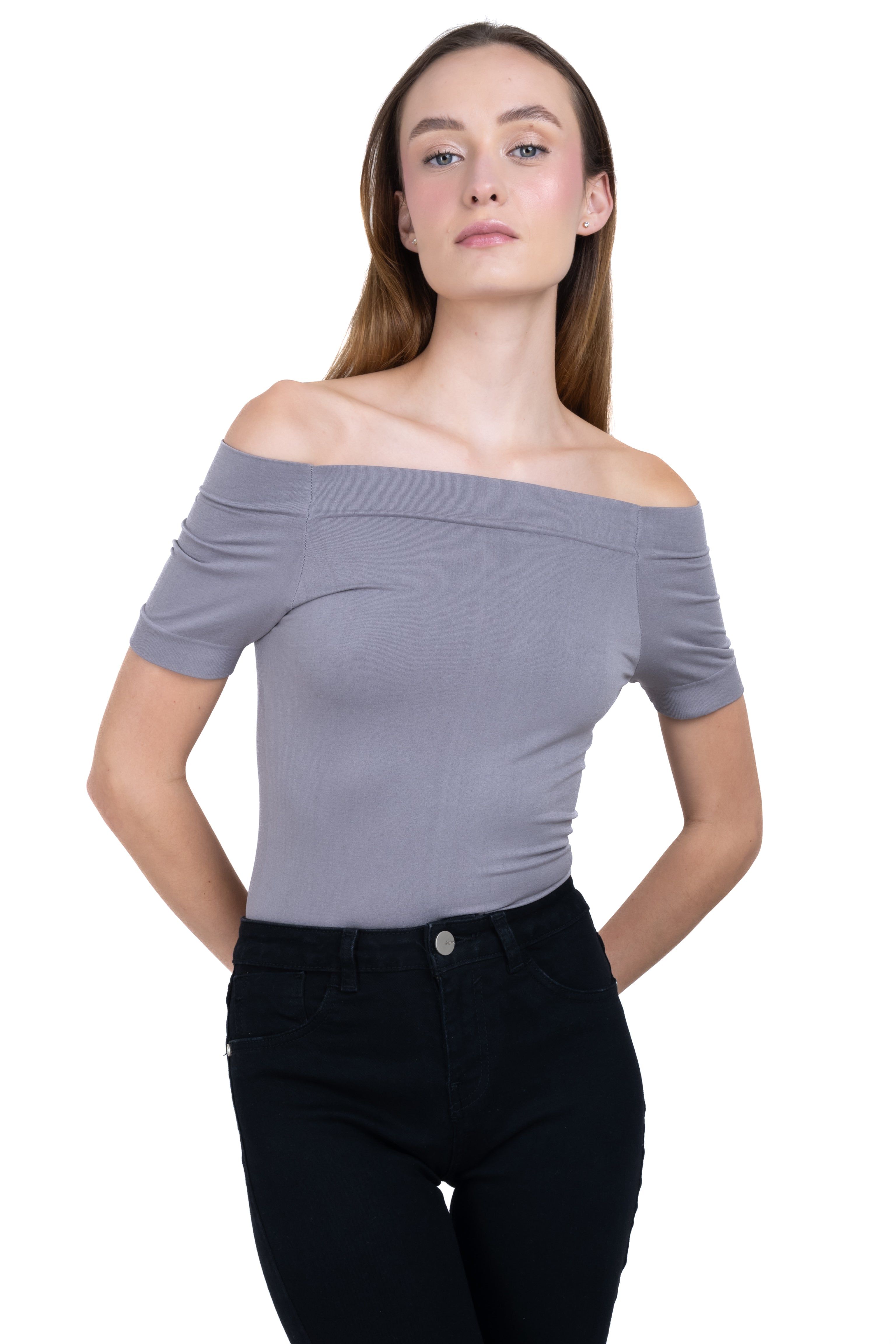 Bodysuit Liso Hombros Descubiertos sold by Shasa product image thumbnail 2