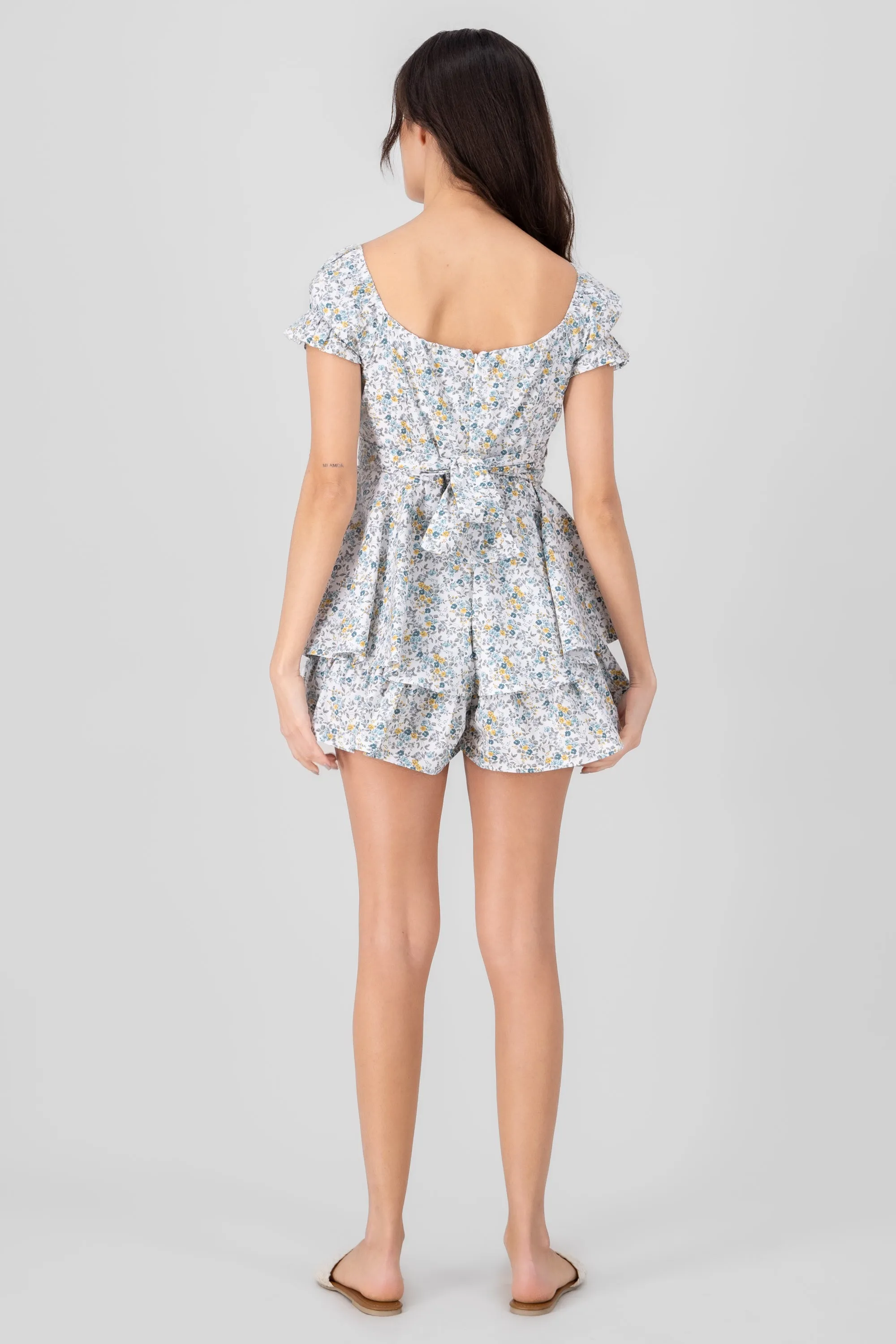 Romper olanes estampado flores sold by Shasa product image thumbnail 4