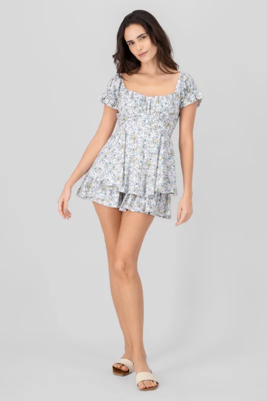 Romper olanes estampado flores sold by Shasa