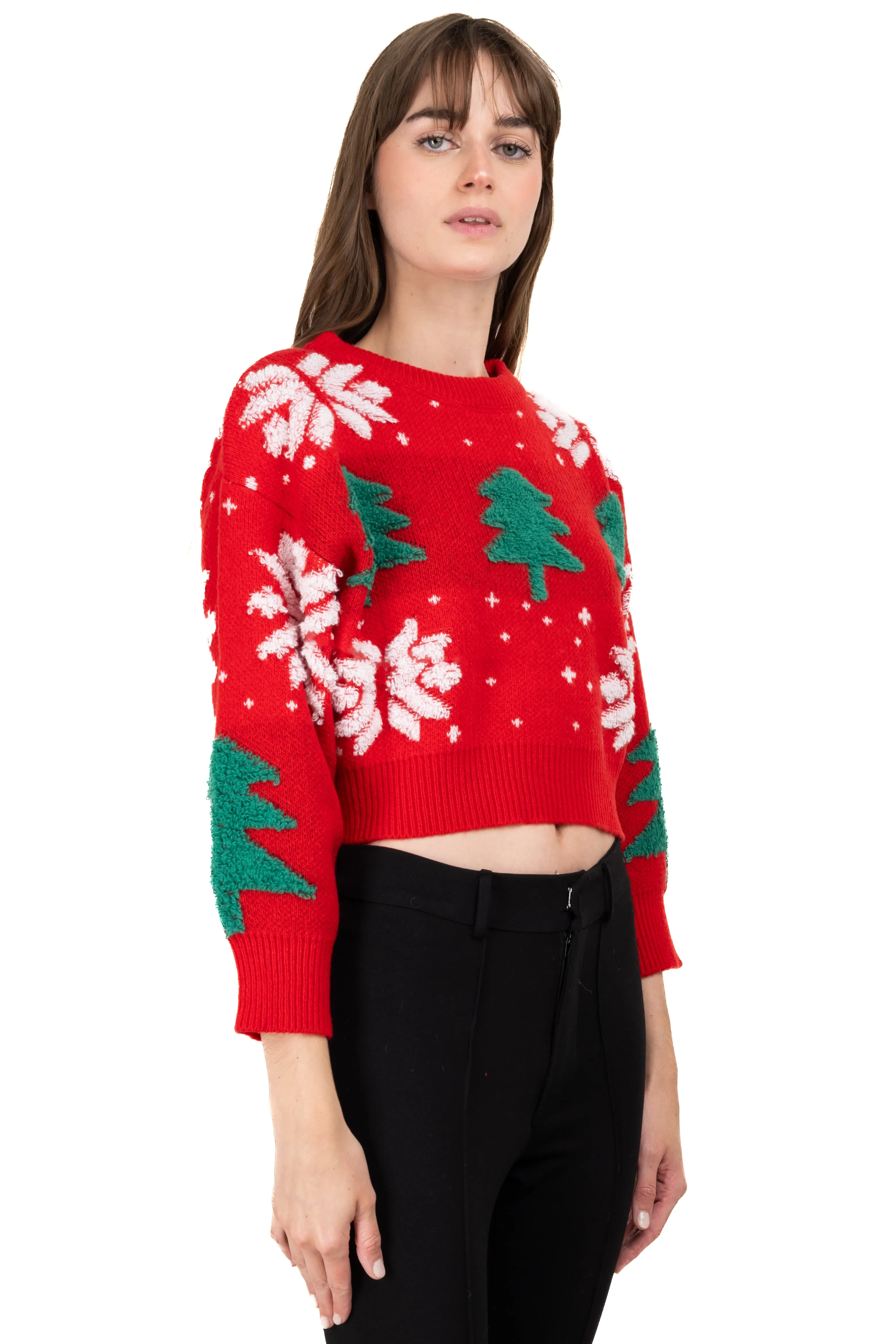 Sueter navideño copos y arboles sold by Shasa product image thumbnail 3