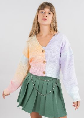 Suéter botones degradado multicolor sold by Shasa