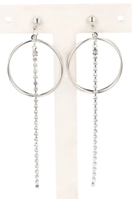 Aretes Circulo Brillos sold by Shasa