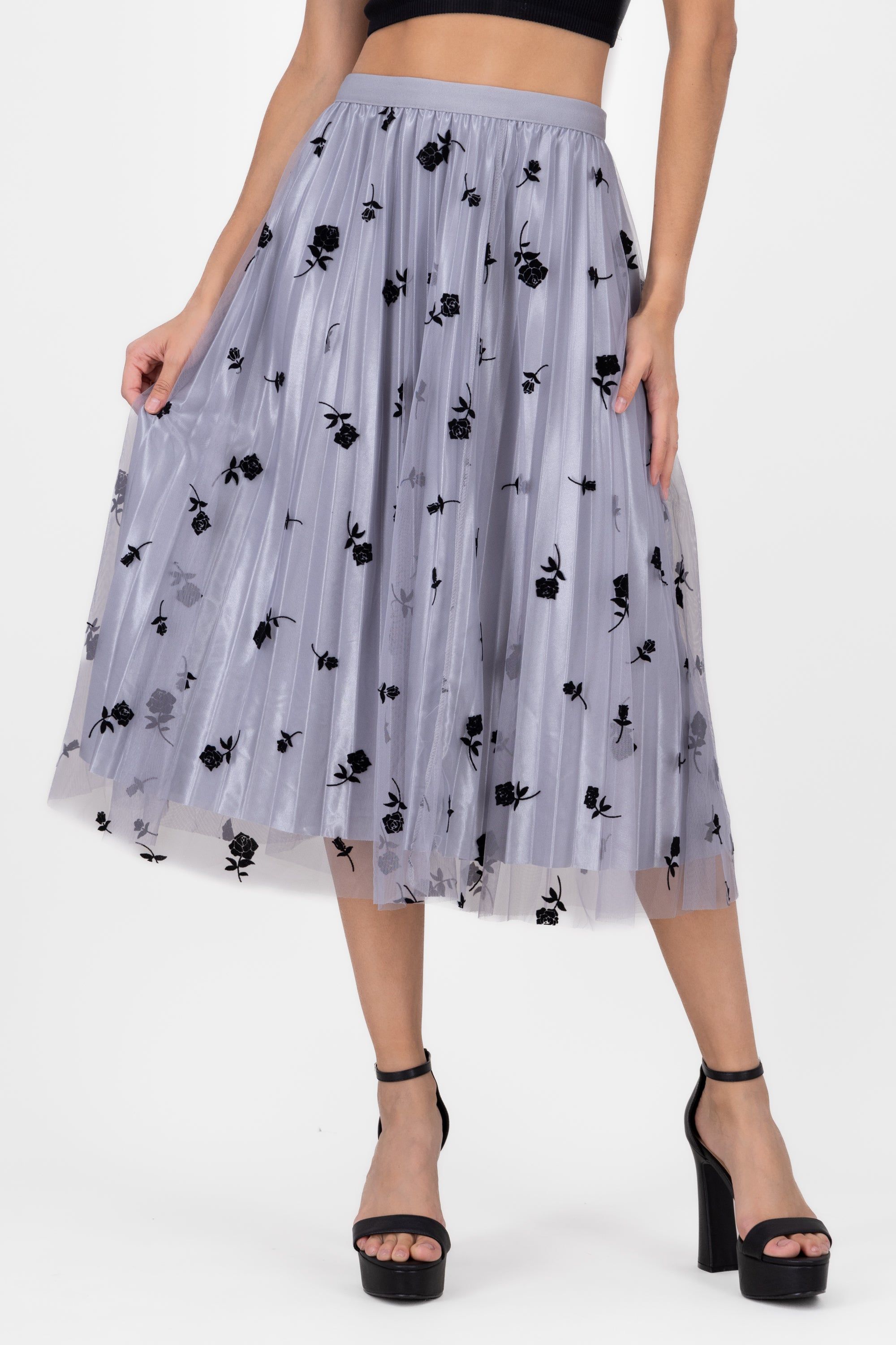 Falda Tulle Con Estampado De Rosas sold by Shasa product image thumbnail 2