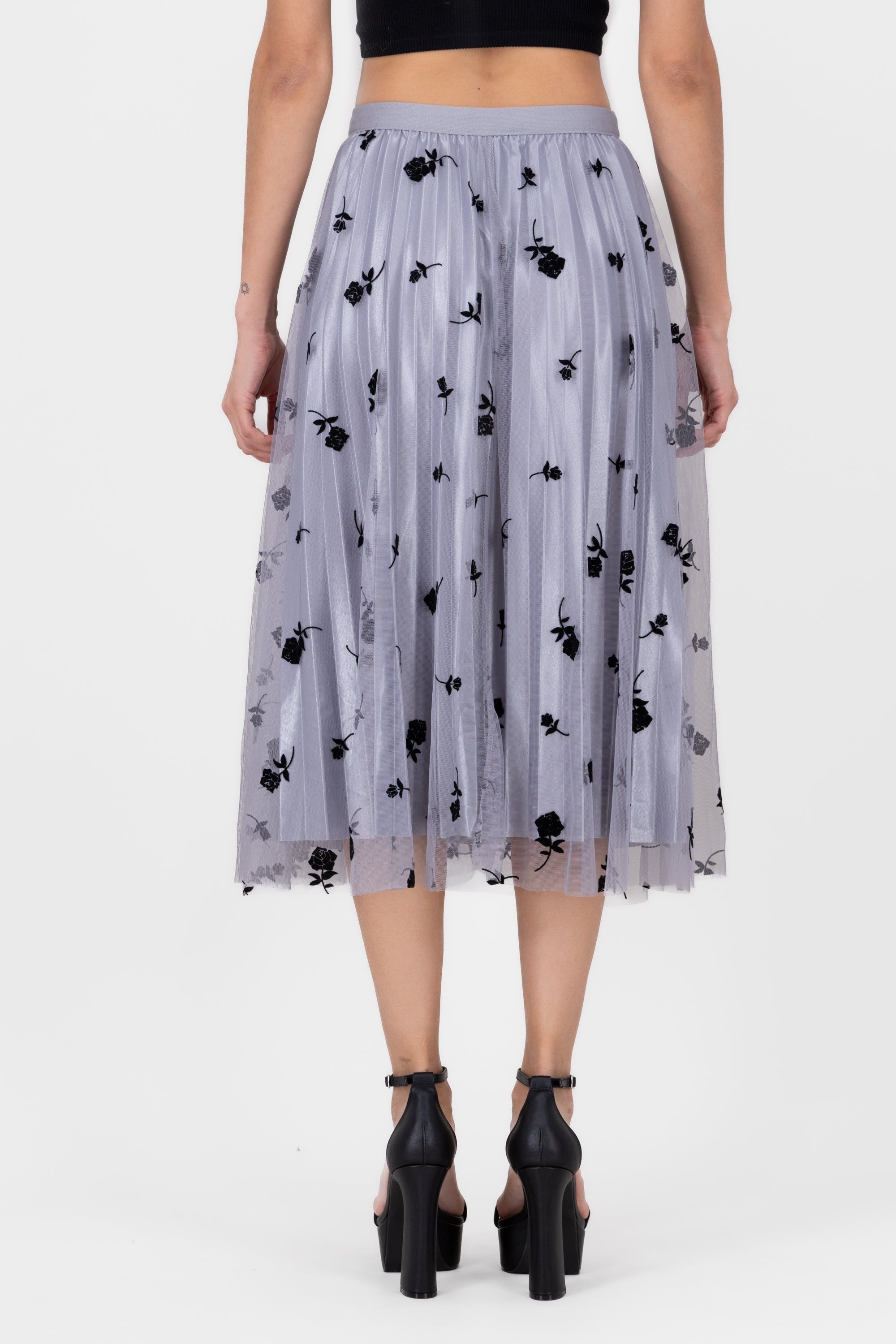 Falda Tulle Con Estampado De Rosas sold by Shasa product image thumbnail 4