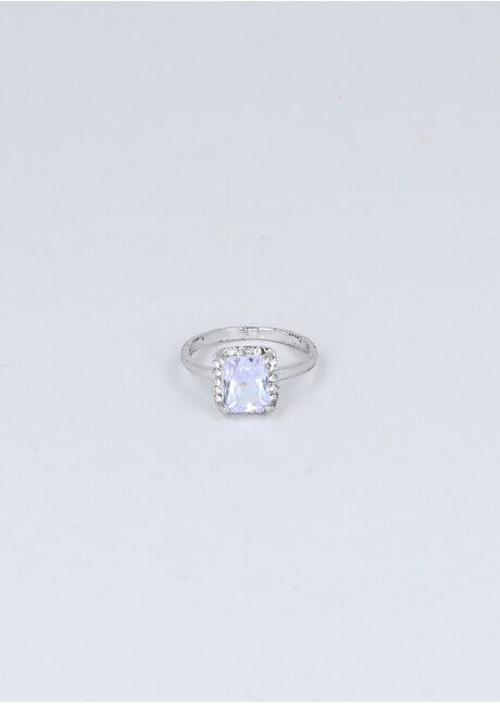 Anillo cuadro cristal sold by Shasa