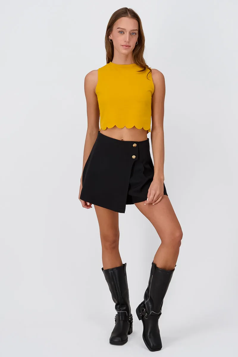 Falda Cruzada Detalle Botones sold by Shasa