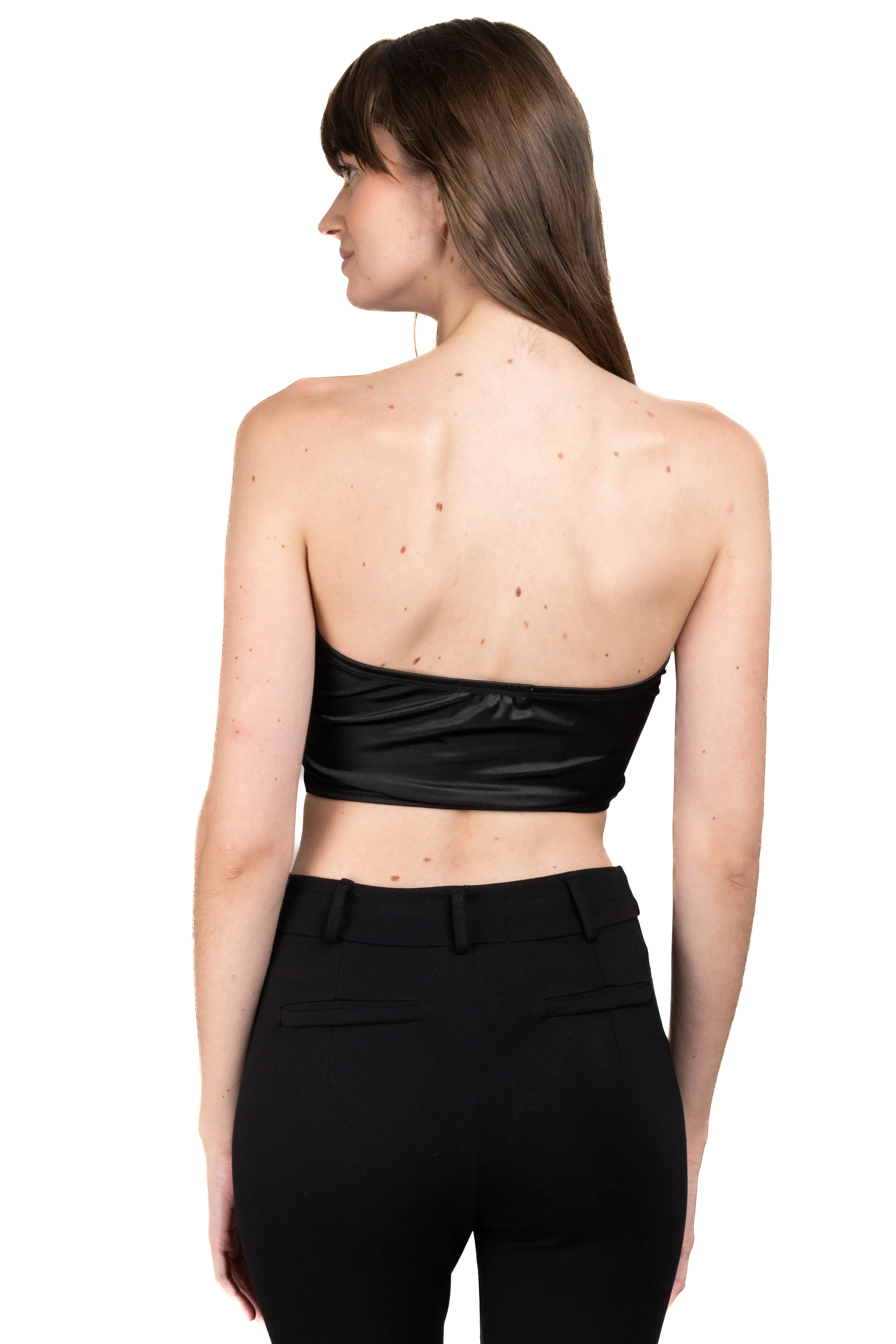 Top strapless corset satín sold by Shasa product image thumbnail 4