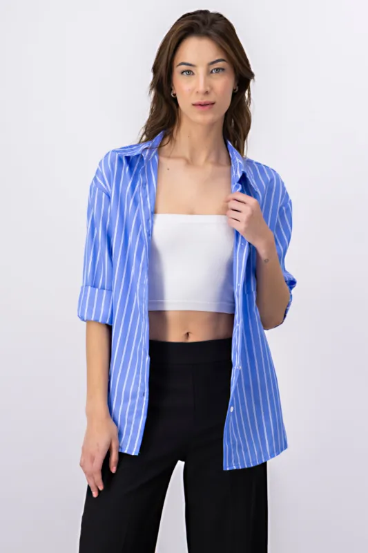 Camisa estampado rayas sold by Shasa