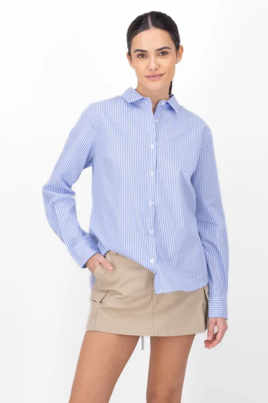 Camisa rayas detalle moños sold by Shasa