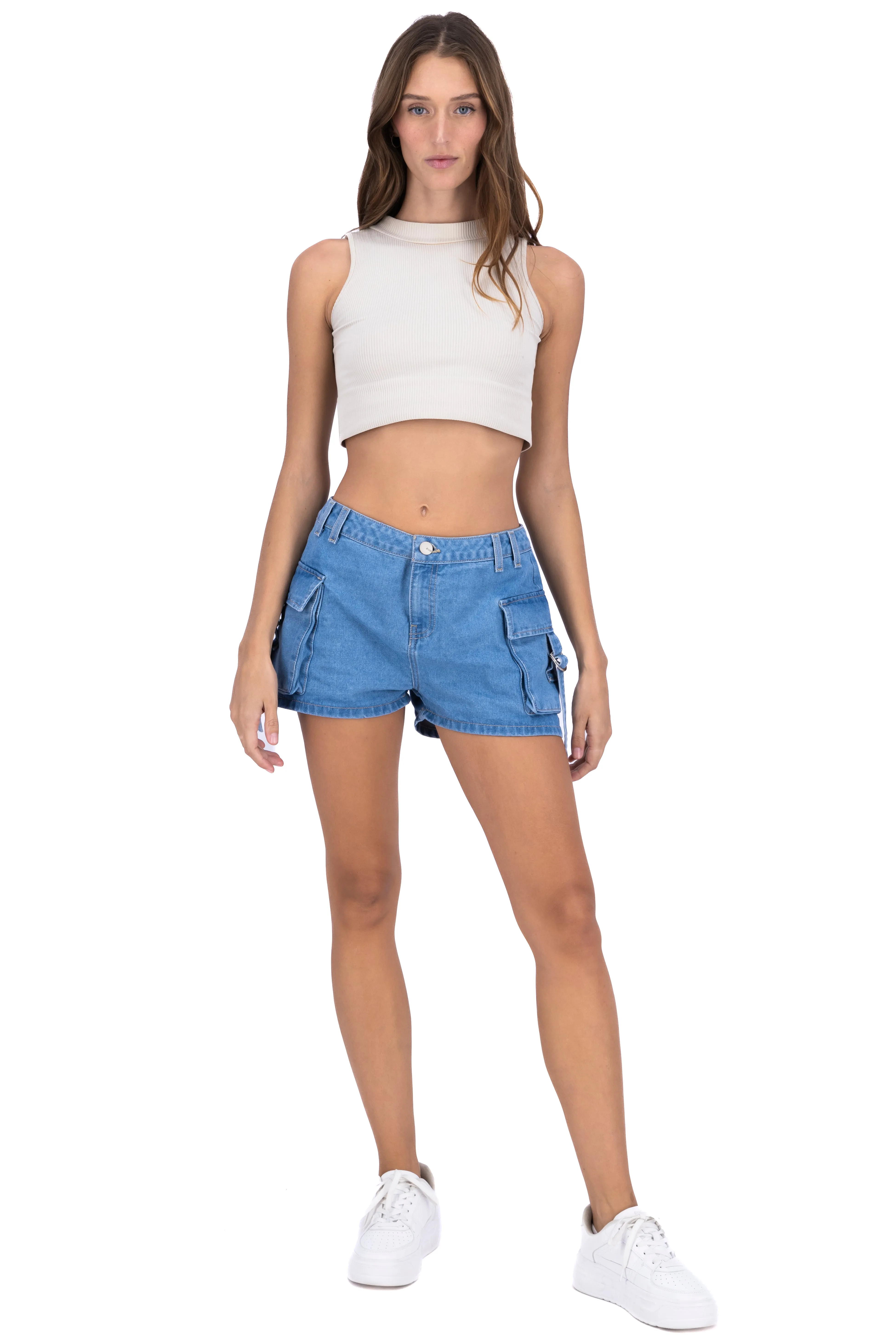 Short denim bolsillos cargo sold by Shasa product image thumbnail 2