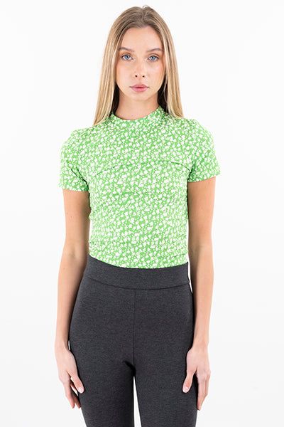 Top rib cuello redondo flores sold by Shasa product image thumbnail 2