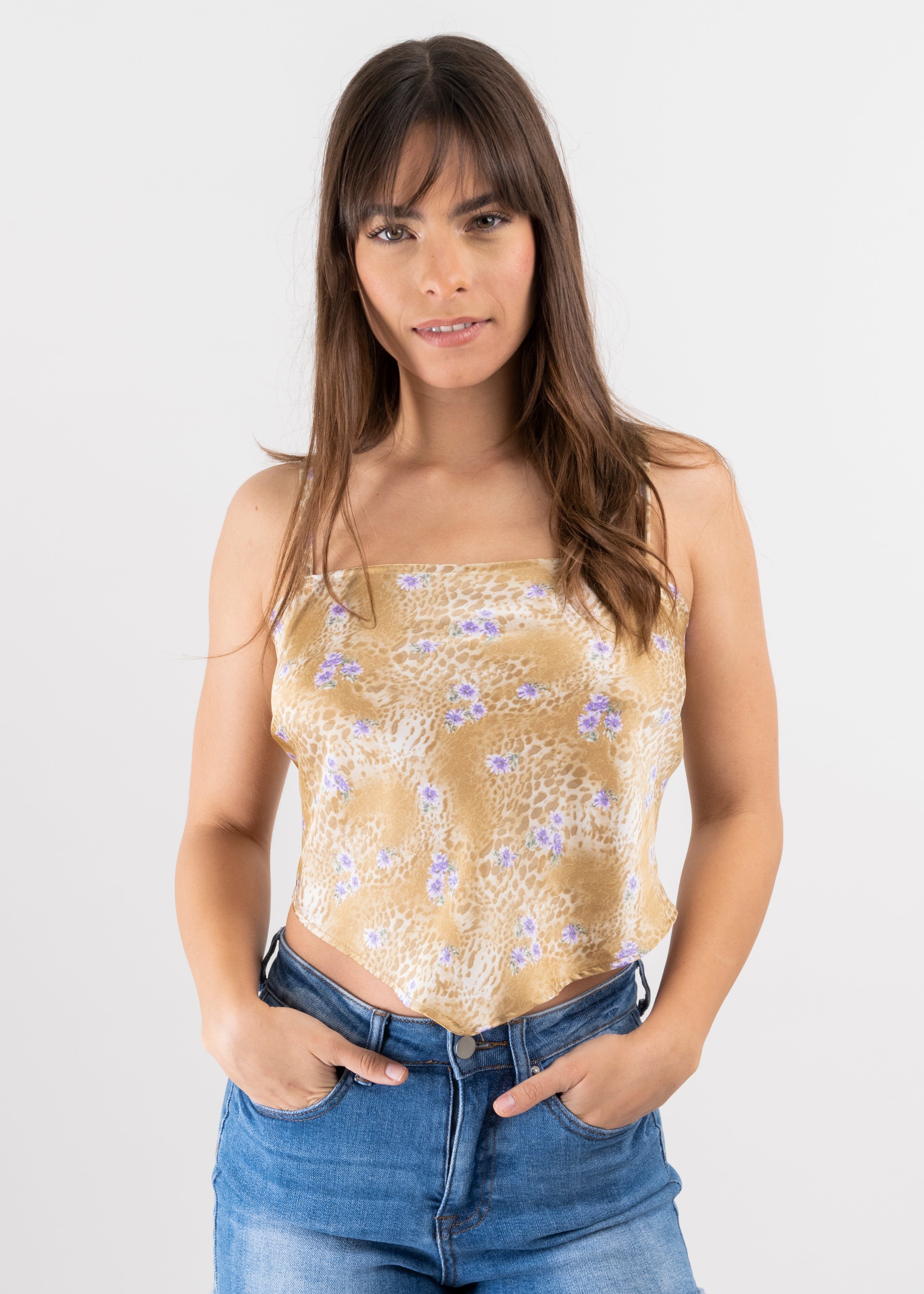Top Pañuelo Floral Animal Print sold by Shasa product image thumbnail 2